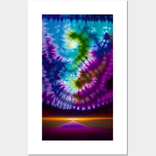 Tie-Dye Horizon Posters and Art